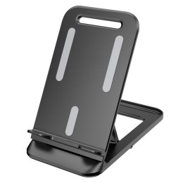 Podstawka stojak na telefon tablet uniwersalny rozkładany czarna