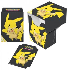 Pudełko Deck Box Pikachu czarno-żółte Pokemon TCG