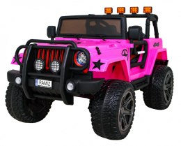 Auto terenowe typu jeep Monster 4x4 dla dzieci Różowy