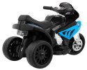 Motor S1000 RR Mini na akumulator dla dzieci Niebieski + 3 koła + Dźwięki + LED