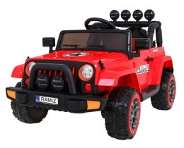 Auto Terenowe Full Time 4WD dla dzieci Czerwony + Napęd 4x4