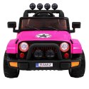 Autko na akumulator dla dzieci Terenowe Full Time 4WD Różowy + Napęd 4x4