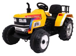 Traktor Blazin BW na akumulator Żółty - Sklep Gebe