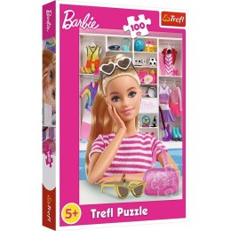 Puzzle 100 elementów Poznaj Barbie - Sklep Gebe