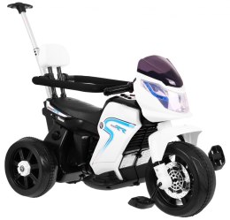 Pchaczyk Rowerek Motorek elektryczny 3w1 dla dzieci Biały  - Sklep Gebe