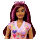 Barbie Fashionistas lalka w serduszkowej sukience Mattel
