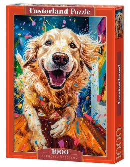 Puzzle 1000 elementów Pies szczęśliwy Euphoric Spectrum Castor