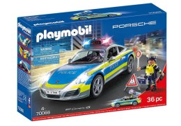 Zestaw z pojazdem Porshe 911 70066 Porshe 911 Carrera 4s Policja Playmobil