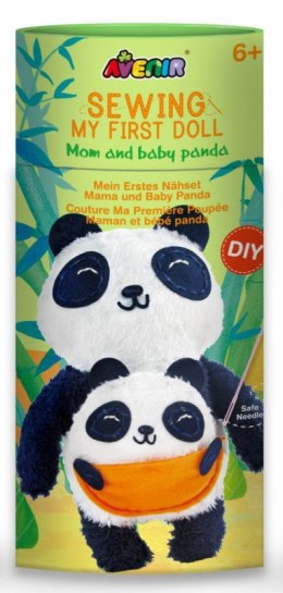 Zestaw kreatywny Moja pierwsza lalka do uszycia - Panda - Sklep Gebe