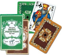 Karty Liść Dębu pojedyncza talia 55 kart Piatnik