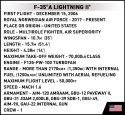 Klocki Armed Forces F-35A Lightning II Poland 580 klocków Cobi Klocki