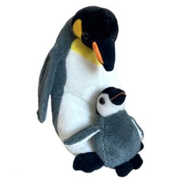 Maskotka Pingwin z dzieckiem 33 cm Beppe
