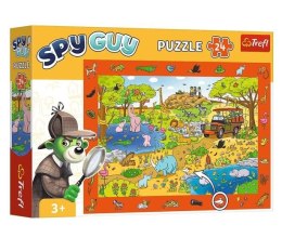 Puzzle 24 elementy Obserwacyjne Spy Guy Safari Trefl