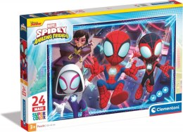 Puzzle 24 elementy Maxi Super Kolor Spidey i super-kumple Clementoni