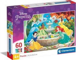Puzzle 60 elementów Księżniczki Disneya Clementoni