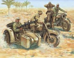 WWII German Motorcycles Italeri