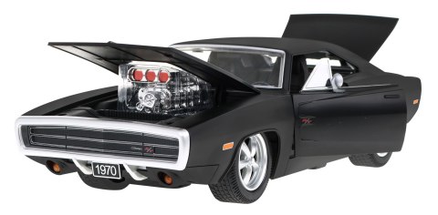 1970 Dodge Charger RT czarny RASTAR model 1:16 Zdalnie sterowane auto + Pilot