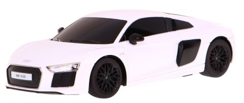 Audi R8 biały RASTAR model 1:24 Zdalnie sterowane auto + Pilot 2,4 GHz