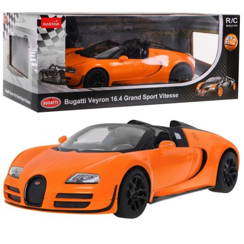 Autko R/C Bugatti Veyron Grand Sport Pomarańcz 1:14 RASTAR - Sklep Gebe