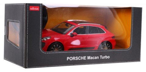 Autko R/C Porsche Macan Turbo Czerwone 1:14 RASTAR