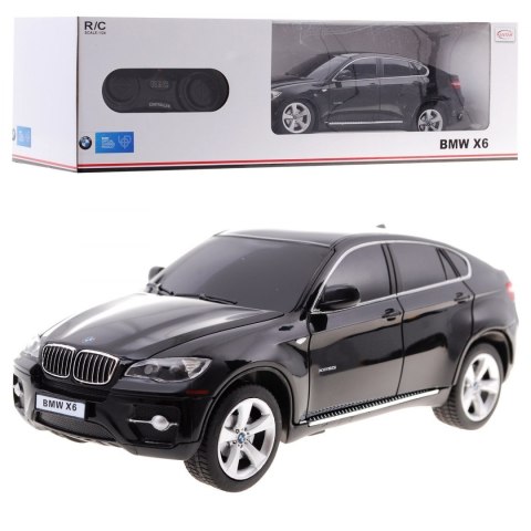 BMW X6 czarne RASTAR model 1:24 Zdalnie sterowane Auto SUV + pilot