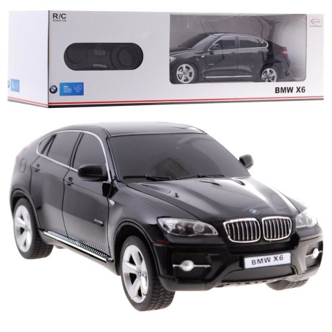 BMW X6 czarne RASTAR model 1:24 Zdalnie sterowane Auto SUV + pilot