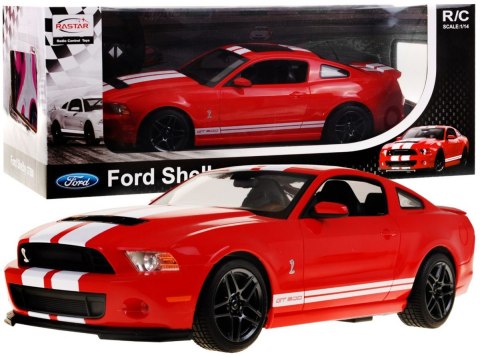 Ford Shelby Mustang GT500 czerwony RASTAR model 1:14 Zdalnie sterowane auto - Sklep Gebe