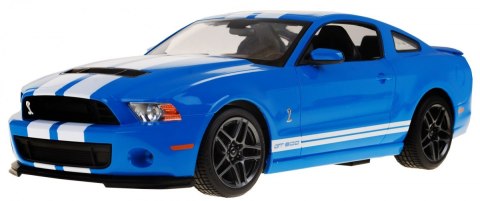 Ford Shelby Mustang GT500 niebieski RASTAR model 1:14 Zdalnie sterowane auto