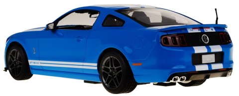 Ford Shelby Mustang GT500 niebieski RASTAR model 1:14 Zdalnie sterowane auto