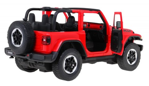 Jeep Wrangler Rubicon czerwony RASTAR model 1:14 Zdalnie sterowane auto + pilot 2,4 GHz