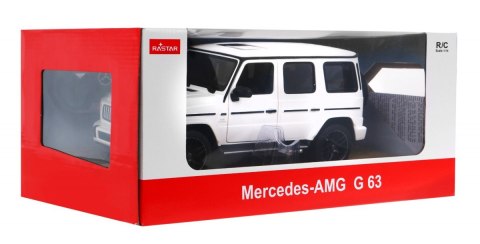 Mercedes-AMG G63 biały RASTAR model 1:14 Zdalnie sterowane auto