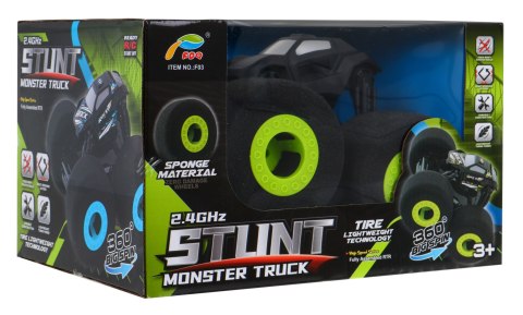 Zdalnie sterowane autko Monster Truck dla dzieci 3+ Pojazd terenowy + Duże koła z gąbki