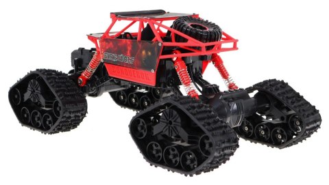 Zdalnie sterowany Crawler 2w1 dla dzieci 8+ Zmienne koła + gąsienice Napęd 4x4