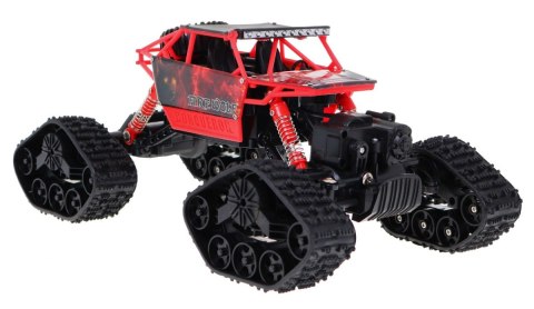 Zdalnie sterowany Crawler 2w1 dla dzieci 8+ Zmienne koła + gąsienice Napęd 4x4