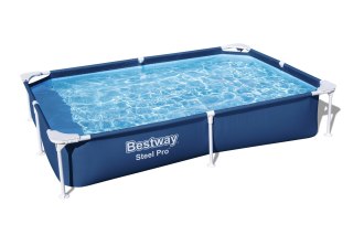 Basen Stelażowy SplashJr Steel Pro 221x150x43 BESTWAY + Zestaw naprawczy