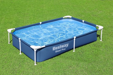 Basen Stelażowy SplashJr Steel Pro 221x150x43 BESTWAY + Zestaw naprawczy