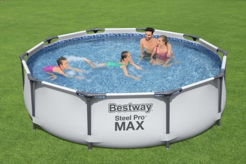 Basen Stelażowy Steel Pro MAX 305x76 Okrągły 10FT BESTWAY 3w1