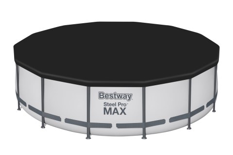 Basen stelażowy Steel Pro MAX 427x107 Szary 14FT BESTWAY 5w1 + Akcesoria