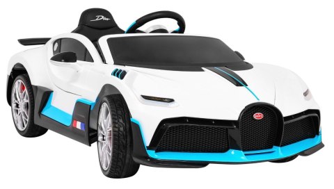 Bugatti Divo Autko na akumulator dla dzieci Biały