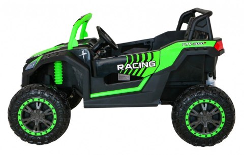 Buggy ATV Racing dla 2 dzieci Zielony + Napęd 4x4 + Pilot + Wolny Start + MP3 LED