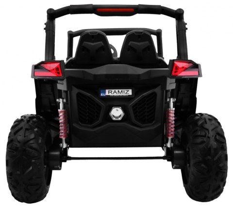 Buggy SuperStar dla dzieci Czarny + Napęd 4x4 + Pilot + Bagażnik + MP3 LED + Blokada drzwi