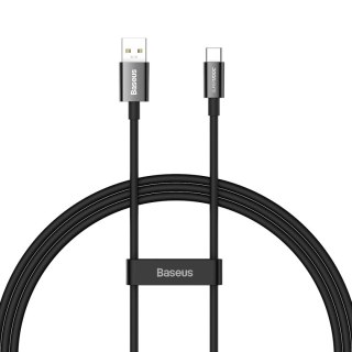 Superior Series kabel SUPERVOOC USB-A do USB-C 65W 1m czarny BASEUS