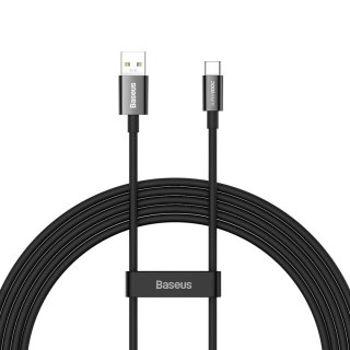 Superior Series kabel SUPERVOOC USB-A do USB-C 65W 2m czarny BASEUS