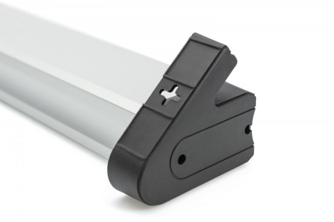 Listwa zasilająca biurowa 45° 4 gniazdowa, 2x USB (5V/2A) z możliwością obrotu o 290° aluminiowa HQ Digitus