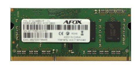 Pamięć SO-DIMM DDR3 8G 1600Mhz AFOX