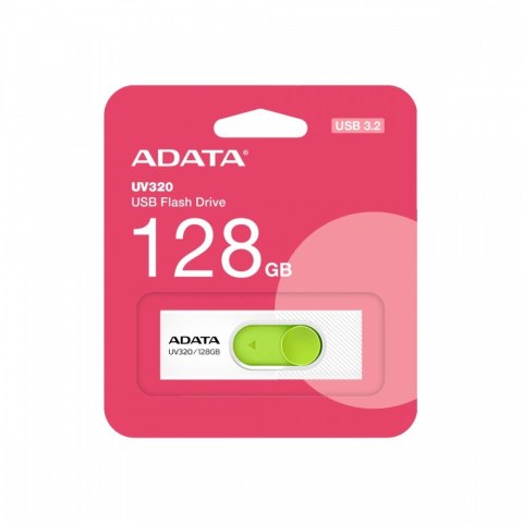 Pendrive UV320 128GB USB3.2 biało-zielony Adata