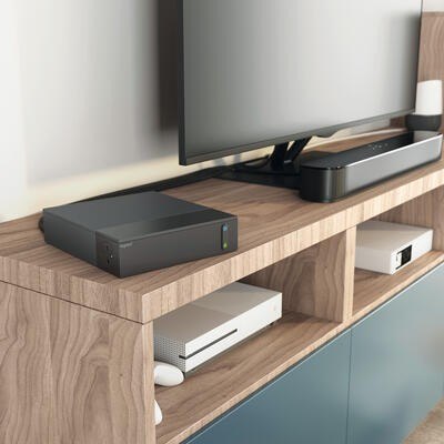 Przedłużacz TV ochron 4x2P+Z + 4x2P 2m czarny Legrand