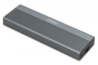 Obudowa USB 3.1 Typ C na dysk SSD M.2 NVMe 10 Gbps + SATA 6 Gbps aluminiowa, beznarzędziowa Digitus