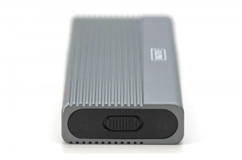Obudowa USB 3.1 Typ C na dysk SSD M.2 NVMe 10 Gbps + SATA 6 Gbps aluminiowa, beznarzędziowa Digitus