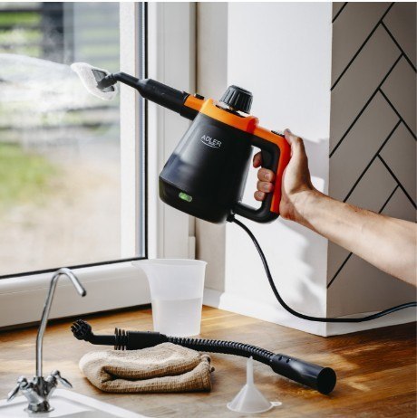 Czyścik parowy z zestawem końcówek AD 7038bo Adler